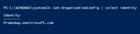 Determine Office 365 Tenant Name from PowerShell