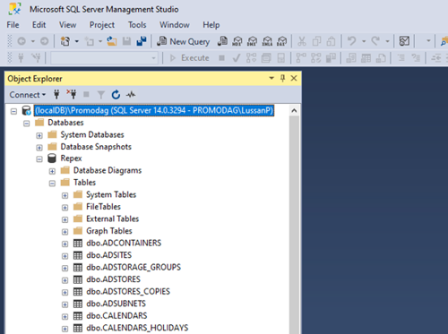 Gérez votre base de données LocalDB avec Ms SQL Management Studio
